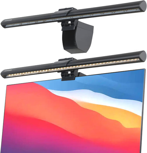 Computer Monitor Light Bar, LED Screen Light | Dimmable, Button Control, for Desk/Office/Home/Game, Eye Caring
